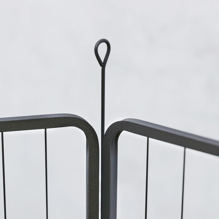 PawHut Клітка для цуценят та собак 6-ти кутова, з 6 грат, з дверцятами, захисний тент, 100 см, для дому та вулиці