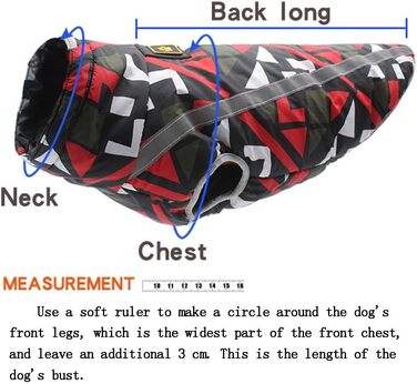 Теплий дощовик для собак, дощовик з отвором для шлейки, спортивний, для активного відпочинку, одяг для собак, комбінезон, жилет для маленьких, середніх та великих собак (5XL, червоний в клітинку)