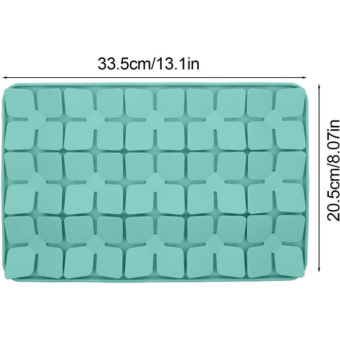 Килимок для ласощів для собак з силікону з розширеннями, килимок-ліззер для собак, зменшує нудьгу, зелений