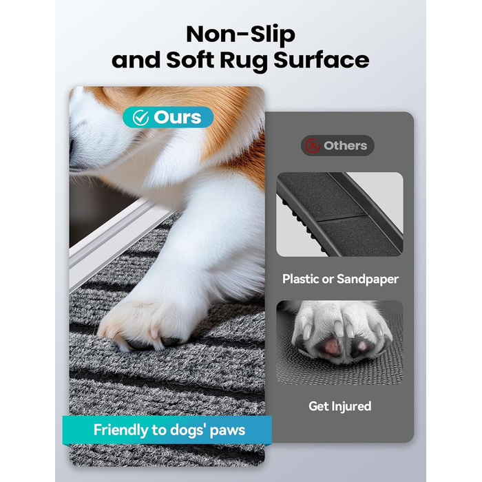 Рампа для собак у автомобіль, телескопічна, 160 см, до 200 кг, з антиковзким покриттям