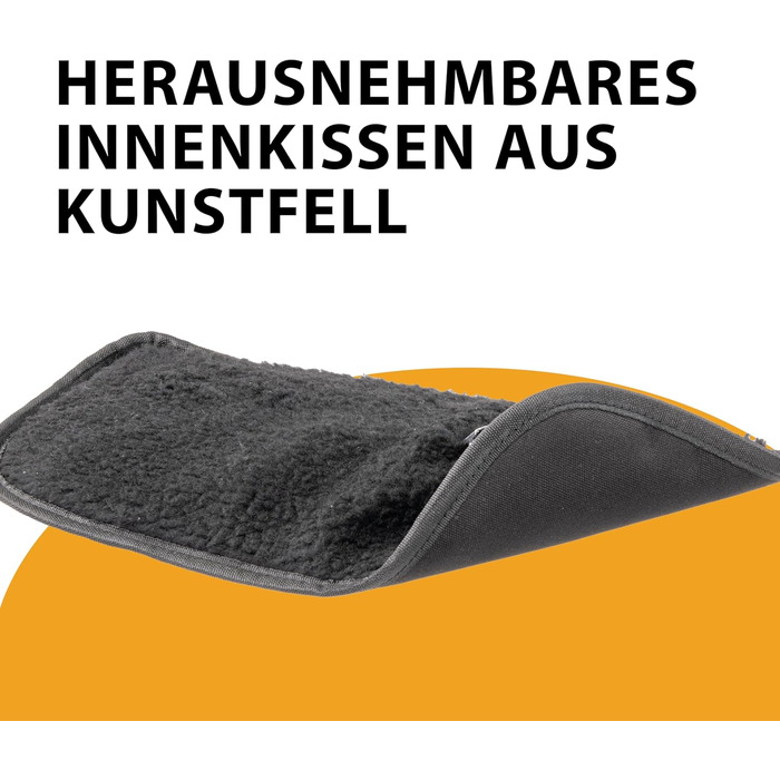 Рюкзак для собак та котів Ferplast Voyager M-L, чорний, до 10 кг, 29 x 21 x 36 см