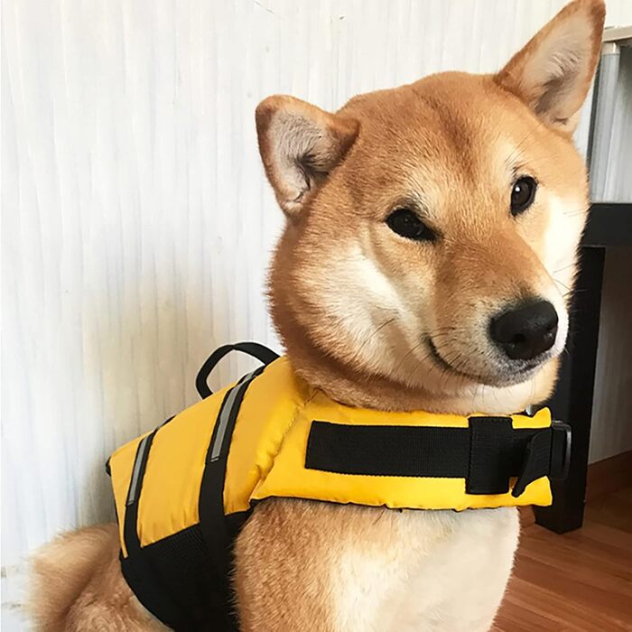 Рятувальний жилет для собак, камуфляжний з світловідбиваючими смугами, регульований, для малих, середніх та великих собак