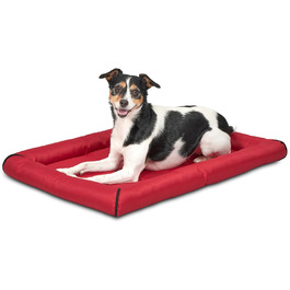 Водонепроникне та зносостійке ліжко для собак Maxx від MidWest Homes for Pets, червоне, 76,2 см, для клітки, з нековзною основою
