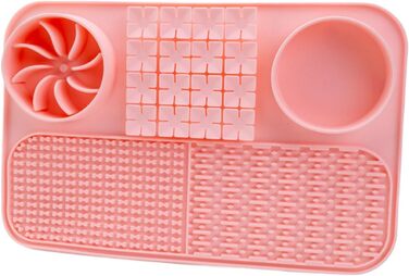 Лежанка-лежак для собак з повільним годуванням, інтерактивна іграшка-лежак | Годівниця-пазл для собак | Лежак для собак (Рожевий, універсальний розмір)