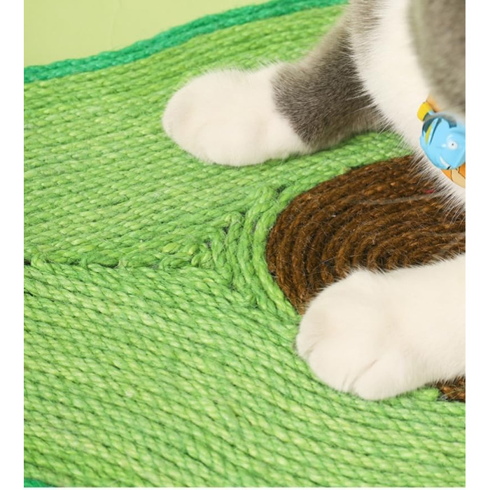 Килимок для котів Joyhaze з сизалю, для шліфування кігтів, на стіну або підлогу, захист від подряпин