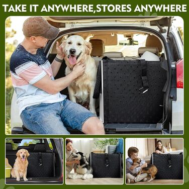 Сходинки для собак великих порід, широкі, 4 сходинки, складана пандус для собак, легкі та неслизькі, для авто, вантажівок та SUV, вантажопідйомність до 100 кг