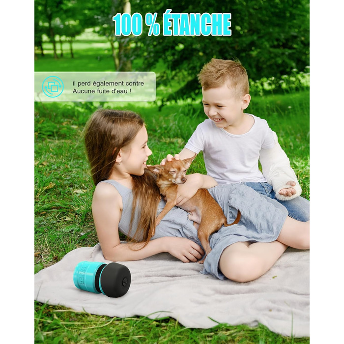 Складана пляшка для води для собак Lesotc 520 мл, блакитний колір, для прогулянок та подорожей