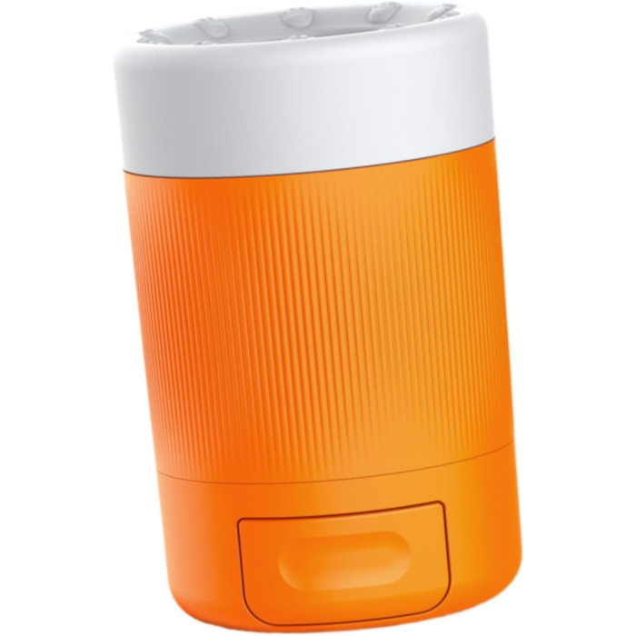 Автоматичний мийник лап для собак та котів JAYIOLA - мийка лап для тварин з обертовим очищувачем, PP матеріал, оранжевий