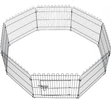 PawHut® вольєр для цуценят, огорожа для собак, вольєр-загон для малечі, 5 розмірів: 71x61 см