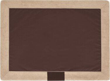 Килимок для собак, лежанка для собак середніх порід L - 90 x 70 см, колір темно-коричневий, матеріал Codura