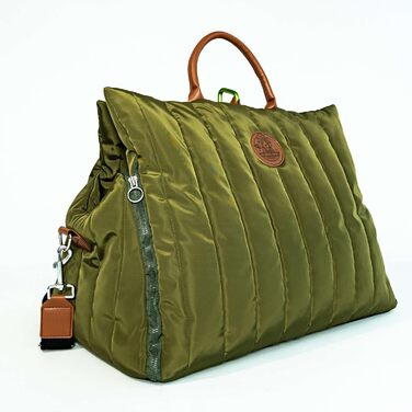 Чорничний собачий рюкзак Flying Dog Sunny 3-в-1: переноска, автокрісло та лежак для собак до 10 кг, оливковий колір