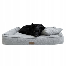М'яке ліжечко для собак Legowiska, сіре, 80 см x 60 см