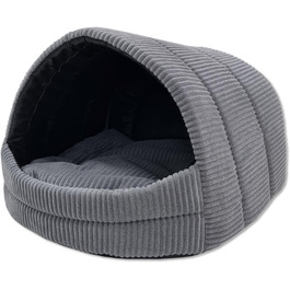 Будка для собак ODOLPLUSZ Graphit Cord S - зручна та миюча, 2 розміри | для собак та котів