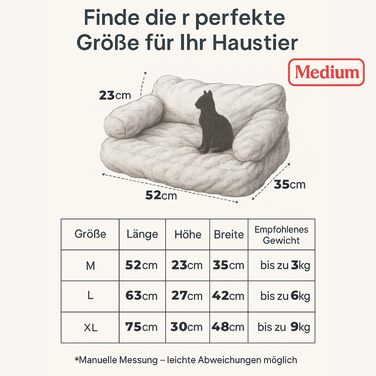 М'яке ліжко для котів та собак, пухнасте, миється. Ліжко для котів, пухнастий лежак для собак, нековзна підставка (Camel, M)