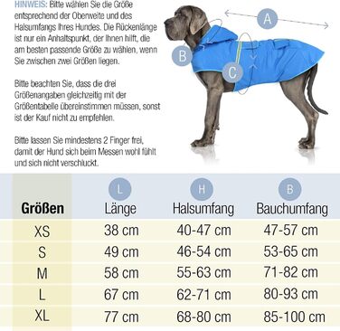 Дощовик для собак Bella & Balu - водонепроникний дощовик з капюшоном та світловідбиваючими елементами (M, помаранчевий), підгузки для собак XL сірі