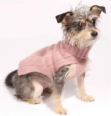 Кашеміровий жилет для маленьких собак та котів, антрацит, розмір M (Medium), темно-сірий