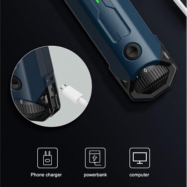 Шліфувальник нігтів для собак Greensen - тихий, 6 режимів, LED-підсвічування, 12000 об/хв, перезаряджається, для собак різних порід, інструмент для догляду