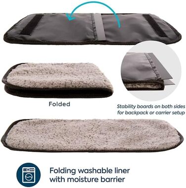 Транспортна сумка Sherpa Deluxe для собак та котів, розмір L, схвалена авіаперевізниками, чорна (27 x 27 x 43 см)