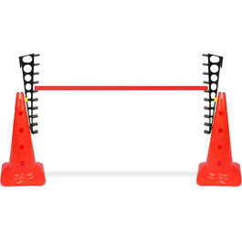 Кільцеподібна перешкода Sportikel24 для аджиліті з жердиною 100 см – для собак, коней та дітей