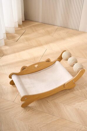 FUNACAY Дряпка для котів, іграшка-м'ячик, дряпка для кігтів - для природного догляду за кігтями