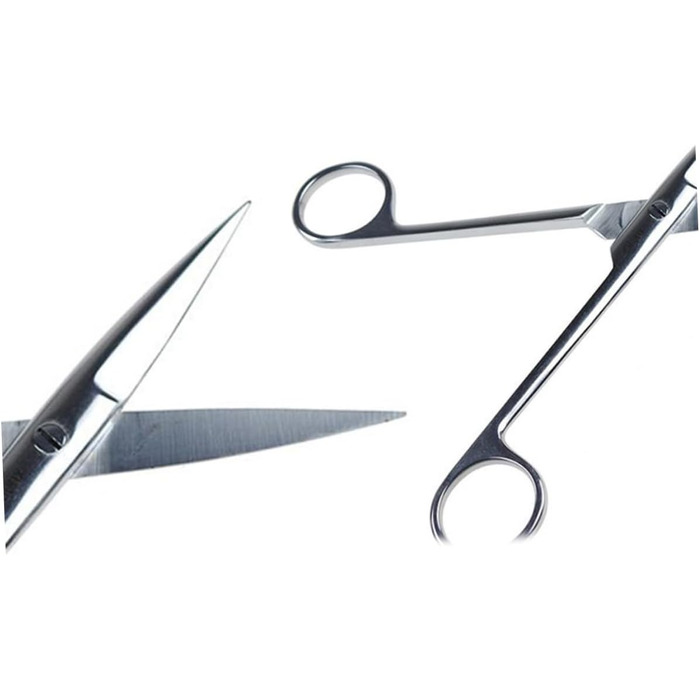 Професійні ножиці для грумінгу тварин VICASKY (2 шт.) з нержавіючої сталі, прямі та вигнуті кінчики, для салонів та дому