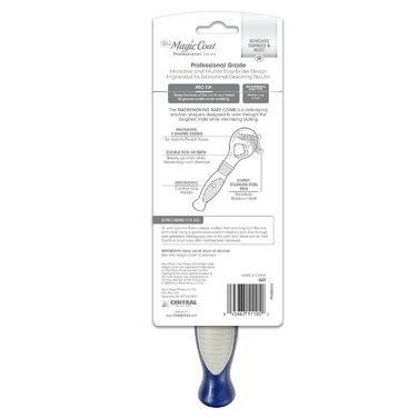 Професійний гребінець для догляду за шерстю собак Four Paws Magic Coat Series, чорний & сірий