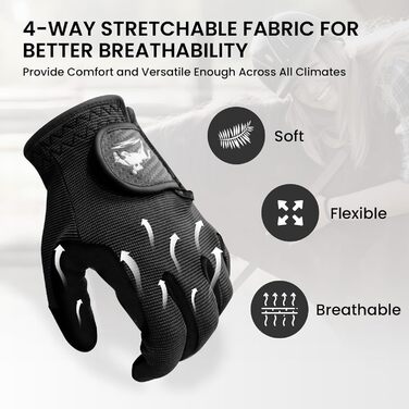 Рукавички для верхової їзди FINGER TEN з сенсорним екраном для жінок, дорослих, з хорошим зчепленням, для верхової їзди, велосипеда, спорту. Розмір M, темно-синій