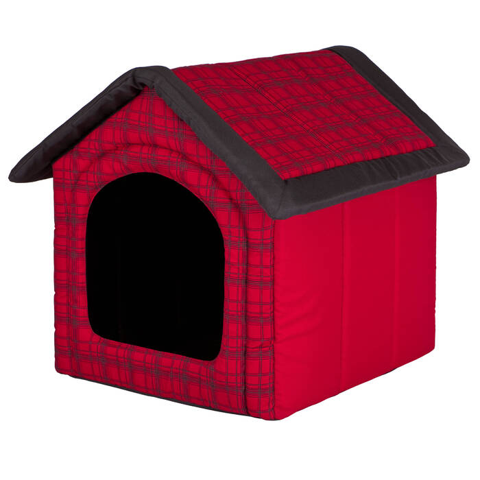 Будка для собак з подушкою, затишний будиночок для пса Doggy - R3: 52x46