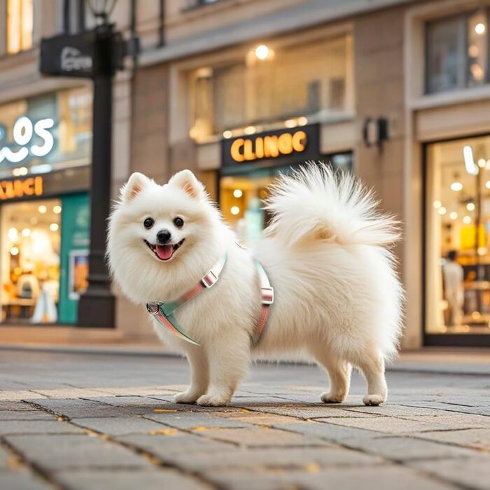 Нашийник для собак середніх порід TSPRO, не тягне, жовто-зелений градієнт, розмір 2 (40-70 см)
