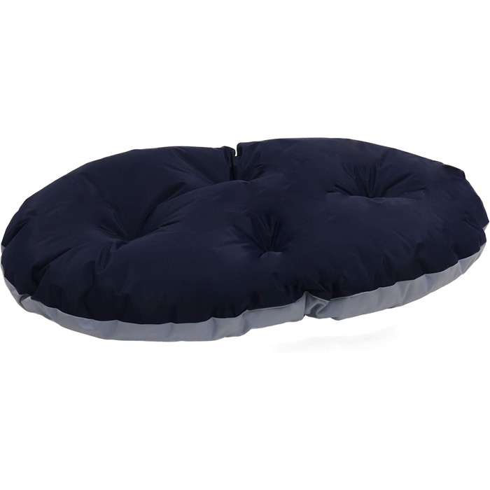 Матрац для собак Rosewood Tough & Mucky 95, водовідштовхувальний, розмір L, 81 см, чорний/сірий (L 48 x B 70 x H 6 см)