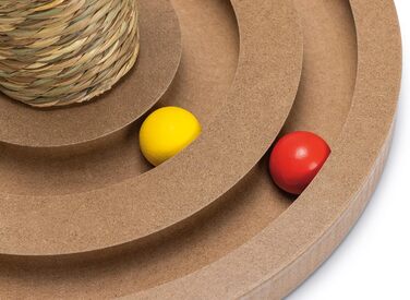 Дряпка для котів Karlie Kratzbaum Seegras з іграшкою, 44см, 30см