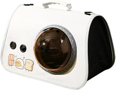 Рюкзак для собак Bis, сумка для маленьких собак та котів, переноска для подорожей, сумка на плече, дихаючі ремені для цуценят та кошенят (фіолетовий)