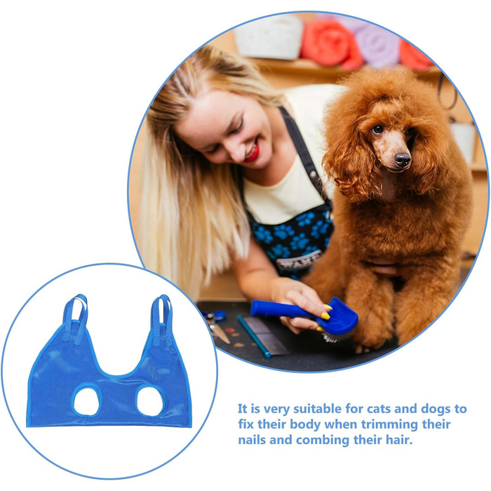 Набір для догляду за тваринами з гамаком: догляд за кігтями та шерстю. Підходить для котів та собак. Легка збірка та практичний дизайн.