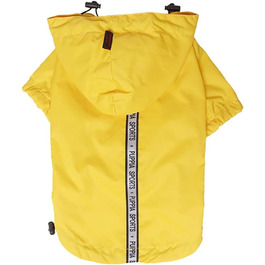Дощовик для собак Puppia Base Jumper, жовтий, 4XL, водонепроникний