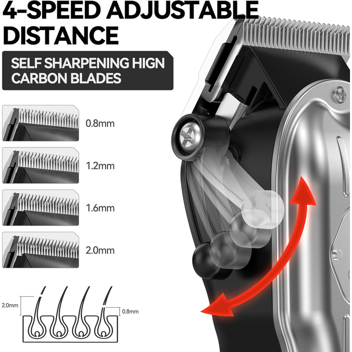 Професійний набір для догляду за собаками: триммер для подушечок лап, бездротовий шерстеріз для густого хутра, тихий нашийник-шлифувальник, машинка для стрижки собак, котів та інших домашніх тварин (сріблястий)