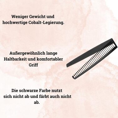 Ножиці для моделювання EHASO Revolution, 21 см, чорний титан, 32 зубці