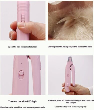 LED-напильчник для собак та котів. М'який інструмент для догляду за нігтями, запобігає надрізанням. Професійний (116 хв.)