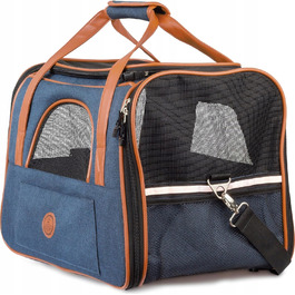 Складана сумка-переноска для собак та котів, 44x32x34 см, до 6,5 кг