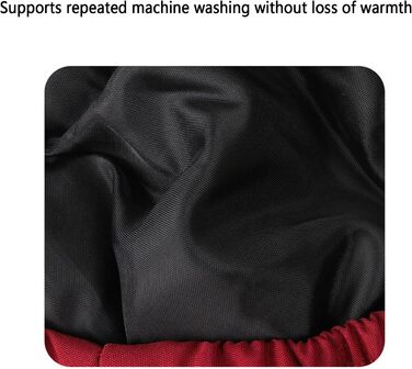 Зимовий теплий куртка для собак маленьких порід з капюшоном, водонепроникний, з підкладкою з графіту, розмір S, червоний