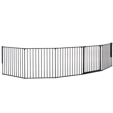 Захист для каміну/сходи/кімнати BabyDan Flex XXL, 90-350 см, Чорний, Данія - захист для дітей та домашніх тварин