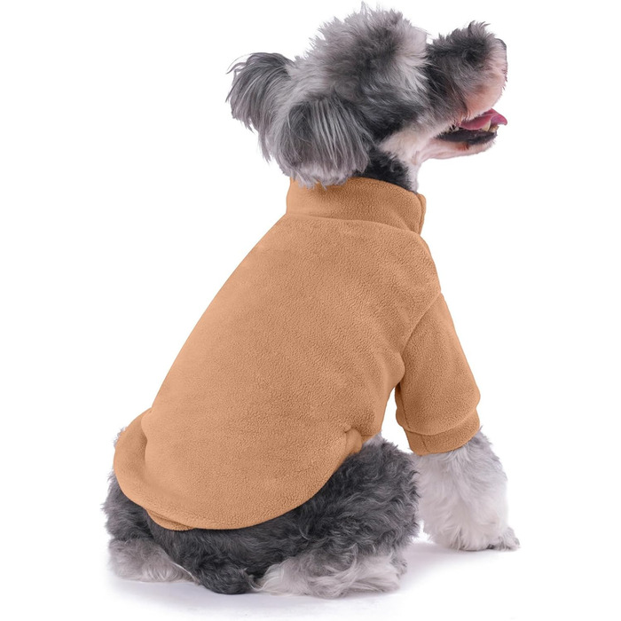 Теплий зимовий пуловер для собак GYALAPERI, 3 шт. (XXS, Lt Blau + Oliv + Braun) - для маленьких цуценят, дівчаток та хлопчиків