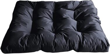 Крісло-лежанка для собак Bananair - м'яке та зручне, водонепроникний матеріал, легко миється - XXL лежанка/корзина для собак, різні розміри/кольори (90 x 65 x 10 см, чорний)