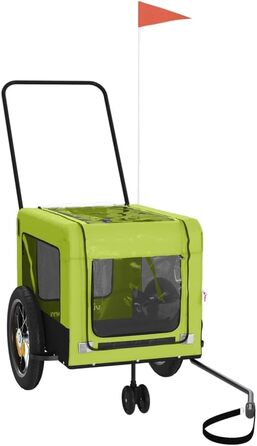 Причіп для велосипеда Gecheer: вантажний, для собак, зелений, 135x68.5x73.5 см