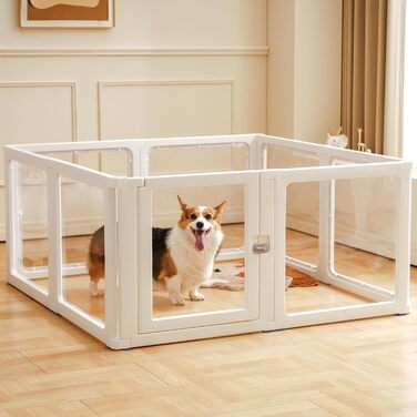 Клітка для собак та тварин Citylife 8-TLG, розкладний вольєр XXL, 120x120x75 см, для собак, котів, кроликів, 8 штук