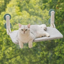 Гамак для котів MEWOOFUN, складаний, на присосках, до 18 кг, S-45x30x20см