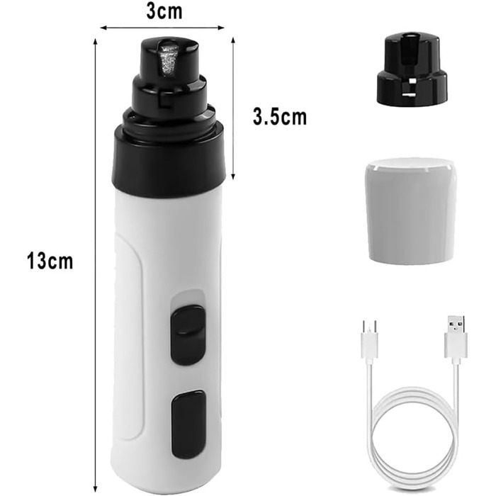 Триммер для собак Orthopfote Ortho Trimmer Pro: безпечний та тихий набір для догляду за кігтями, 1 шт.