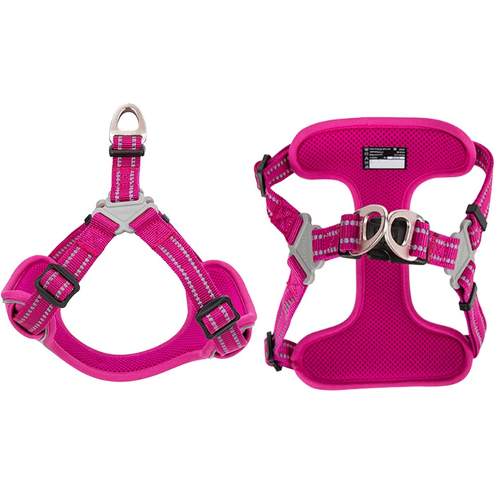 Світловідбиваючі нашийники для собак Truelove TLH5991 (M, Fushcia)