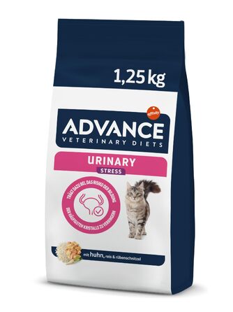 Сухий корм для котів Advance Urinary Stress для сечовивідних шляхів та зменшення стресу, 1.25 кг