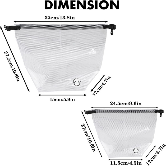 Набір для подорожей з кормом для собак, 2 шт, водонепроникний, 10 кг. Ідеально для кемпінгу, готелів для собак та подорожей