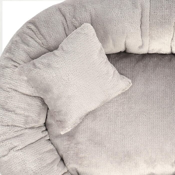 Килимок для собак Лілі, для маленьких собак - м'який лежак з Sorisso тканини, зносостійкий, міцний (M, світло-сірий)